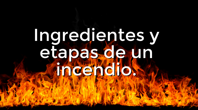 Infografía: Ingredientes y Etapas de un Incendio