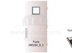 Puerta HW(V)6C_B_S