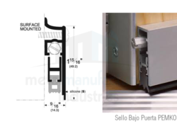 Sello Bajo Puerta PEMKO modelo 412SSL