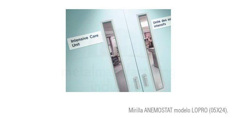 Mirilla ANEMOSTAT modelo LOPRO (05X24).
