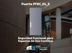 Puerta PF8C_DL_S: Seguridad Funcional para Espacios de Uso Continuo