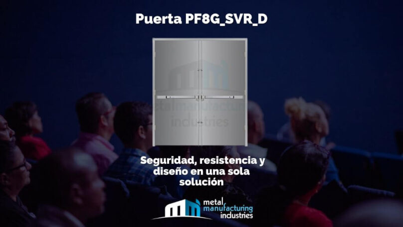 Puerta PF8G_SVR_D: Seguridad, resistencia y diseño en una sola solución