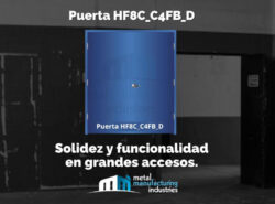 Privacidad, resistencia y amplitud: Conoce la puerta HF8C_C4FB_D de doble hoja