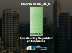 Puerta HF6G_DL_S: Resistencia y Seguridad en Exteriores