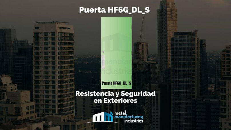 Puerta HF6G_DL_S: Resistencia y Seguridad en Exteriores