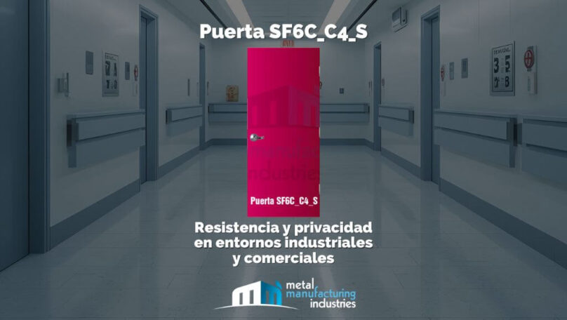 Puerta SF6C_C4_S: Resistencia, privacidad y alto desempeño para entornos industriales y comerciales