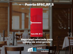 Puerta SF6C_RP_S: Seguridad reforzada para salidas de emergencia