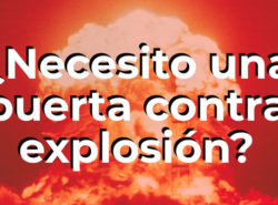 Infografía: ¿Necesito una puerta contra explosión?