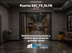 Puerta S6C_FS_DLFB: resistencia estructural y control de accesos en grandes vanos