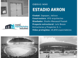 Obras: Estadio Akron, Zapopan, Jal.