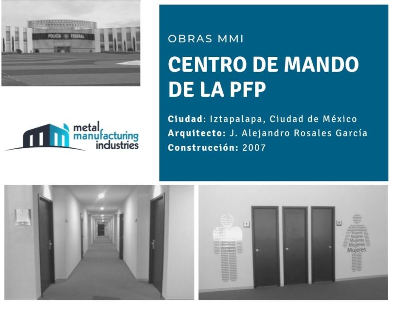 Obras: Centro de mando de la Policía Federal Preventiva