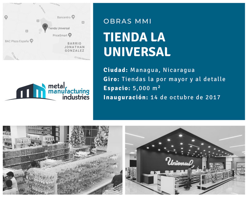 Obras: Tienda La Universal