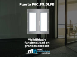 Puerta P6C_FG_DLFB: Visibilidad y funcionalidad en grandes accesos
