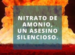 Nitrato de amonio, un asesino silencioso.