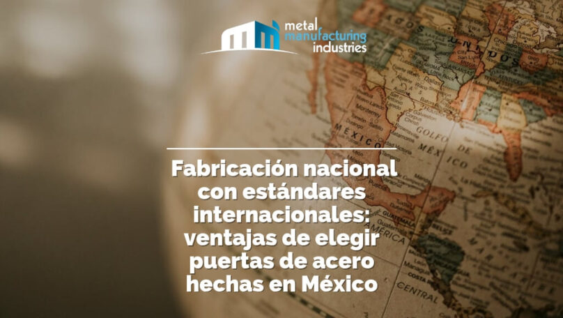 Fabricación nacional con estándares internacionales: ventajas de elegir puertas de acero hechas en México
