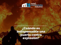 ¿Cuándo es indispensable una puerta contra explosión?