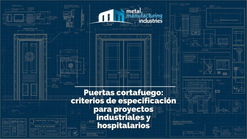 Puertas cortafuego: criterios de especificación para proyectos industriales y hospitalarios