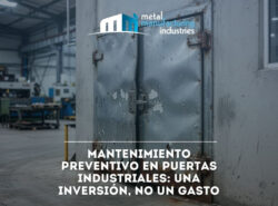 Mantenimiento preventivo en puertas industriales: una inversión, no un gasto
