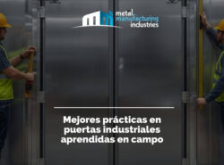 Mejores prácticas en puertas industriales aprendidas en campo