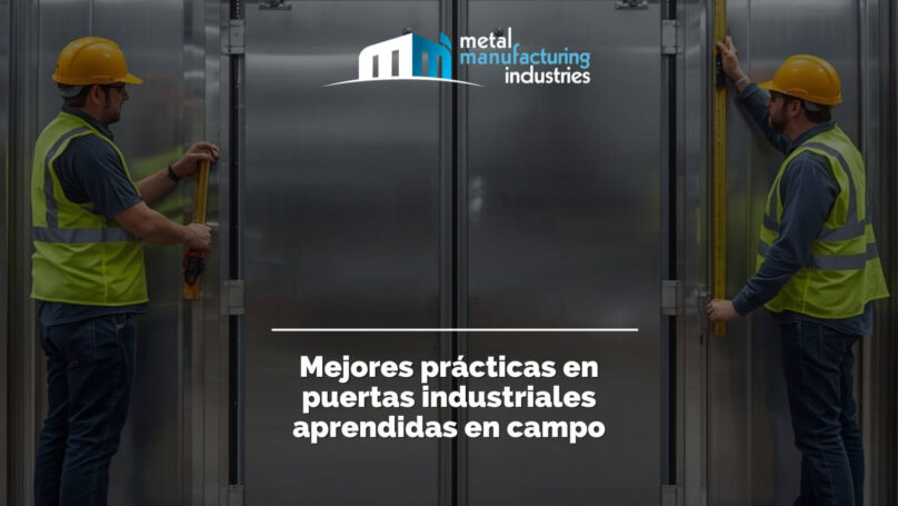 Mejores prácticas en puertas industriales aprendidas en campo